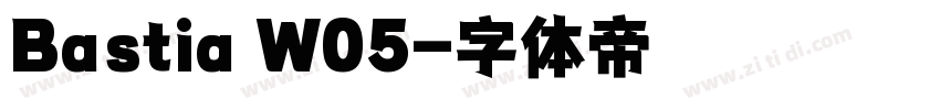 Bastia W05字体转换